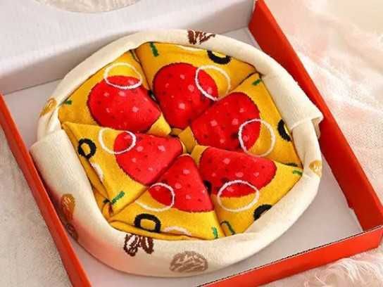 Pizza socks box с 4 чифта чорапи