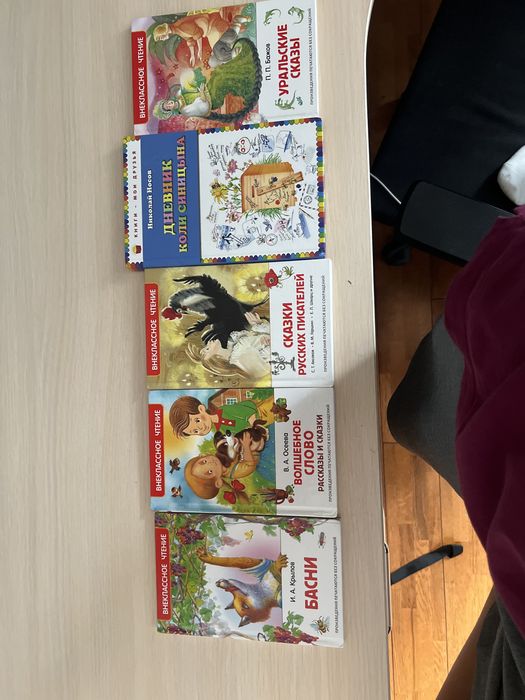 Книги для внеклассного чтения