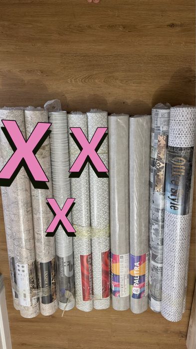 Новые рулоны обоев. Обои для стен