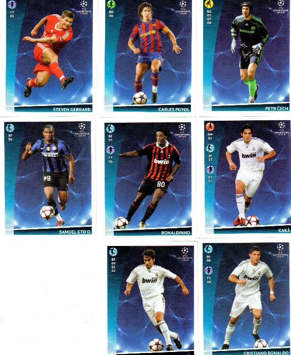 Vand abtibilde PANINI UEFA CHAMPIONS LEAGUE 2009-2010