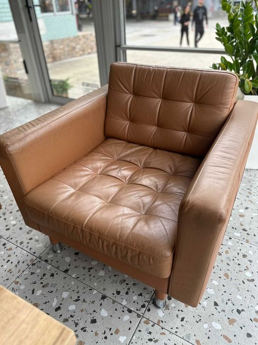 Кожен фотьойл IKEA