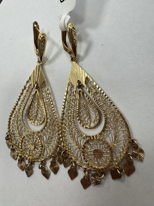 Златни обеци 9,29 гр