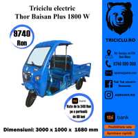 Triciclu 100% electric marca Thor Baisan Plus Agramix
