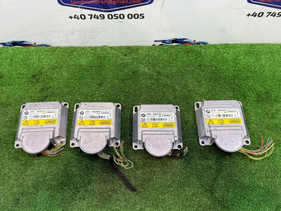 AIRBAG CALCULATOR  (4 BUC. ) BMW 116I SERIA 1 F20 F21 2012 2011-2019 / BMW 320D F30 F31 SERIA 3 2.0 DIESEL 2012 2011-2019 COD OEM 3452685869801 3452686275601 3452686338901 3452685631401