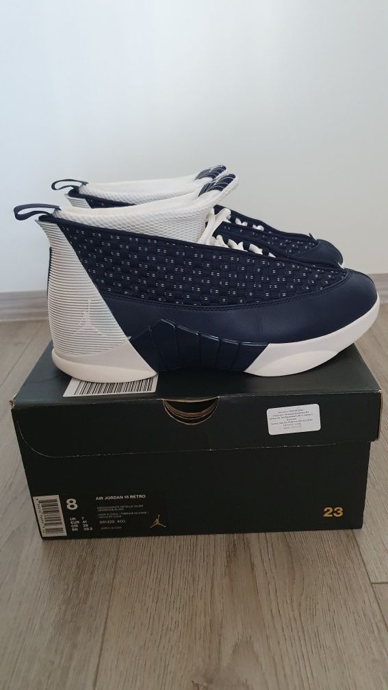 Air Jordan 15 Retro Obsidian Noi