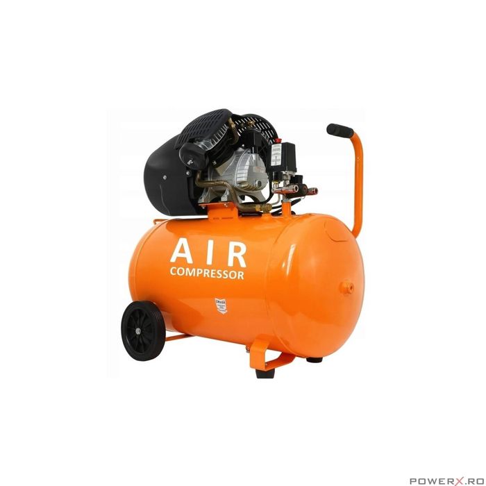 Compresor aer Notig 100l, 2 cilindrii, 8bari, 230V 440l/min