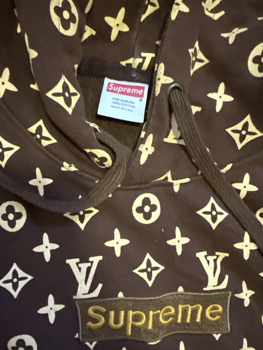 SUPREME Louis Vuitton hoodie