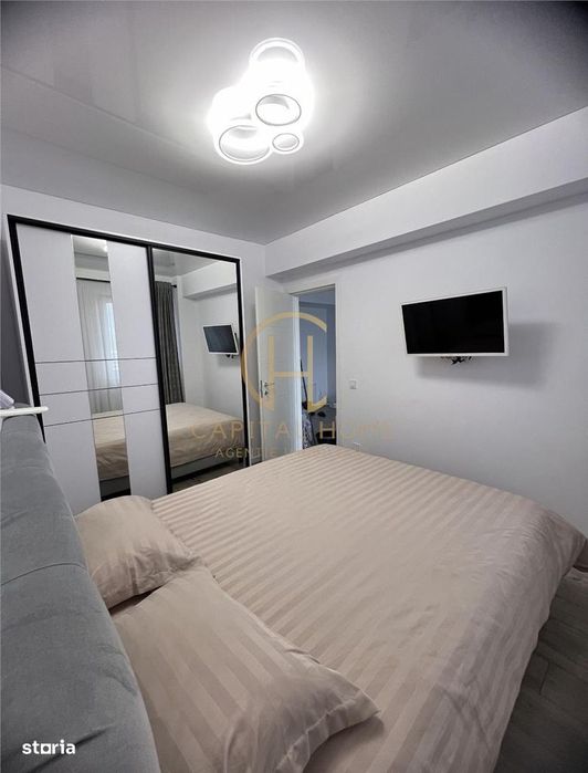 Apartament 2 camere mobilat utilat Bloc Nou