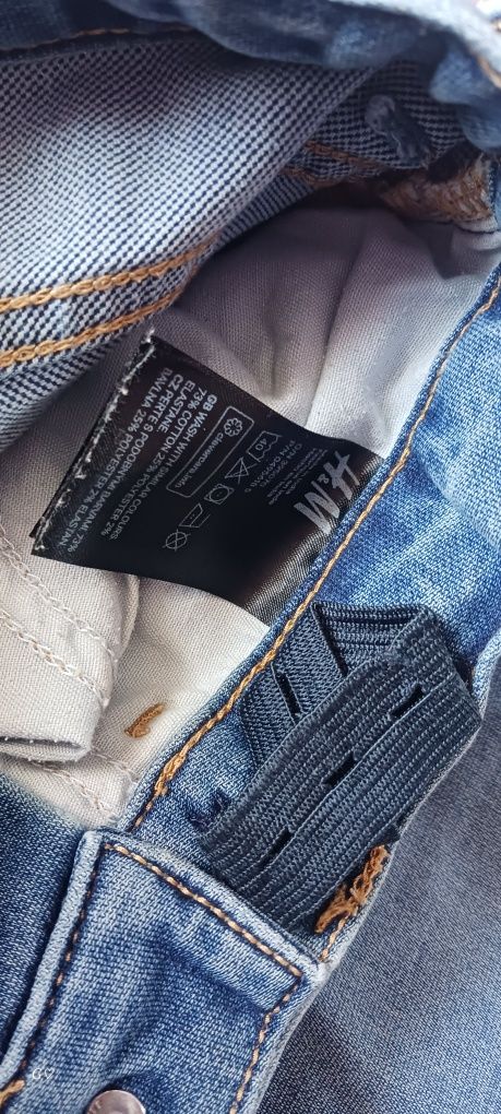 Дънки за момче 134 H&M,  регулируеми