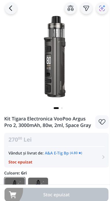 Tigara electronica argus pro