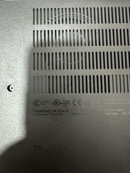 Laptop lenovo Thinkpad L14 gen5 model 6/2025