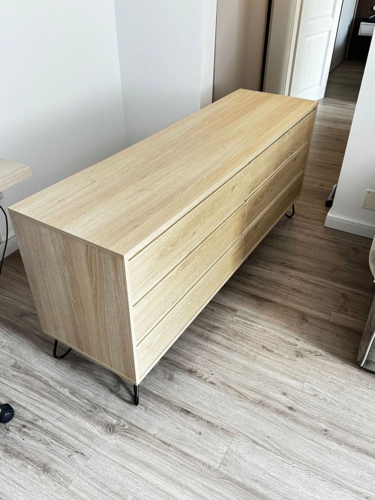 Vand comoda MDF, 6 sertare