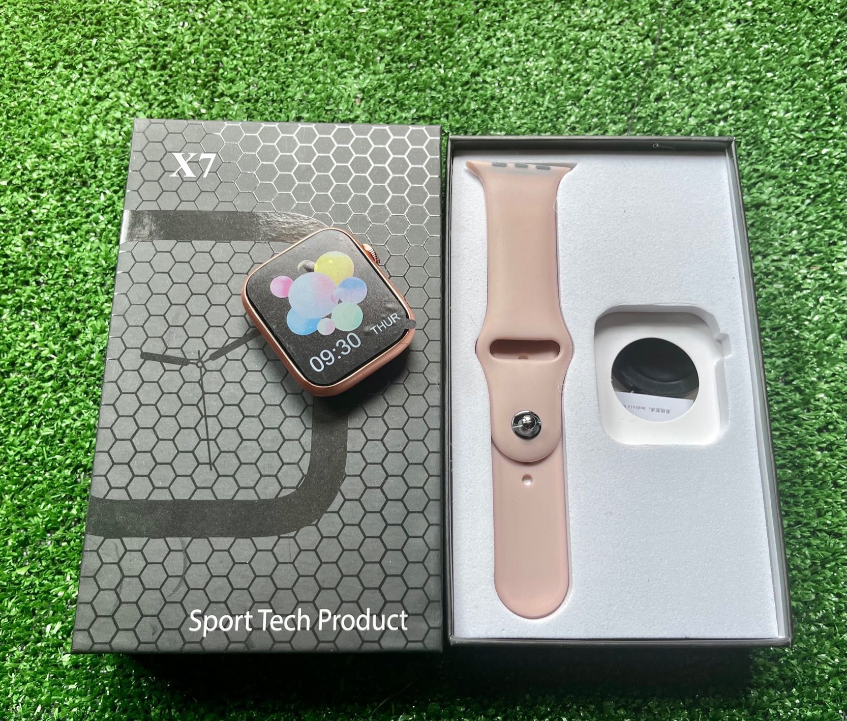 Умен Smart Часовник Гривна Watch Series 44mm iWatch за iPhone Android