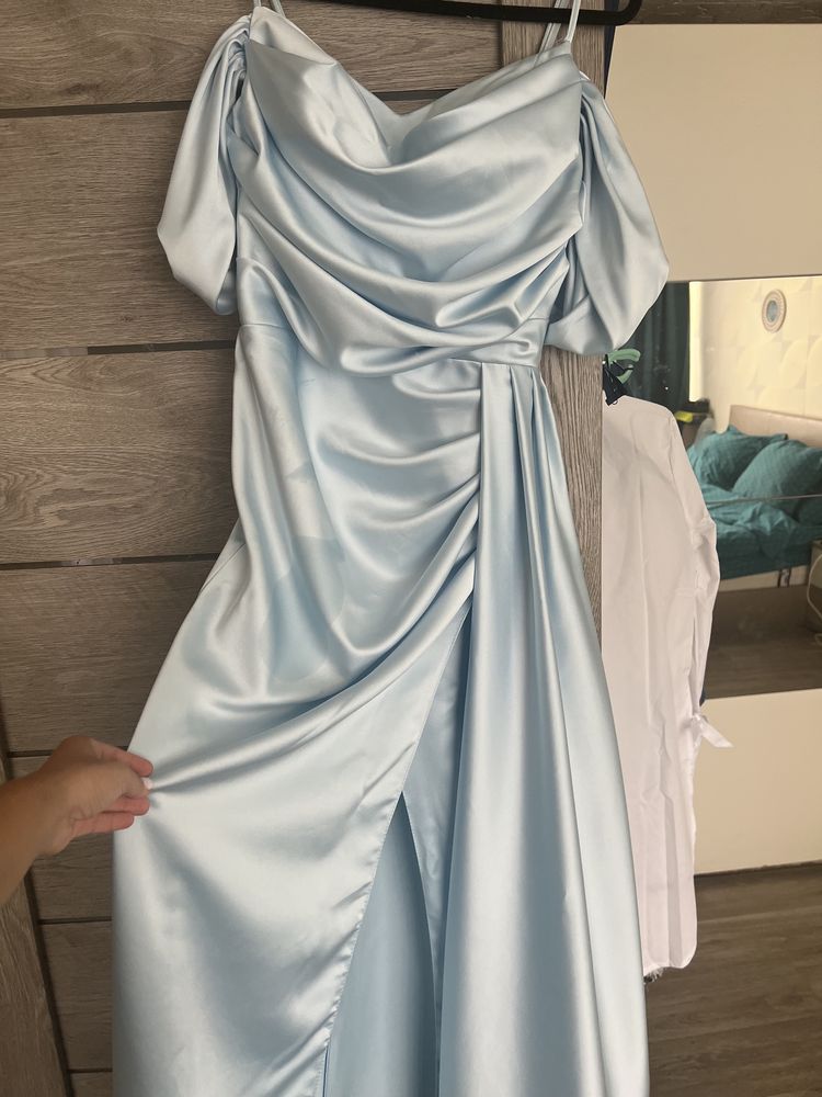 Rochie lunga baby blue