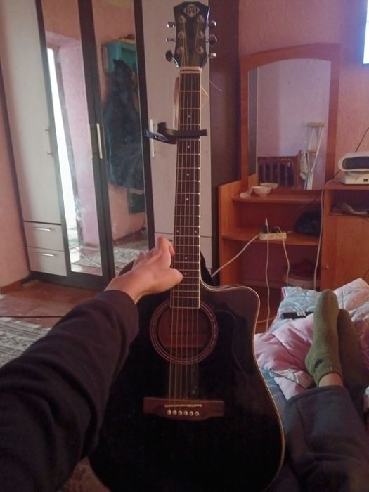 Акустикалык Гитара с чехлом
