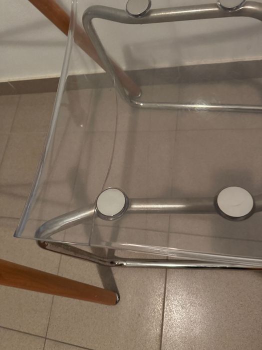 Masa sticla Ikea + 2 scaune