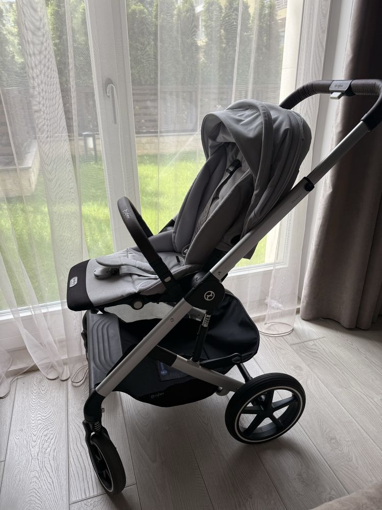 Cybex balios s lux lava grey количка