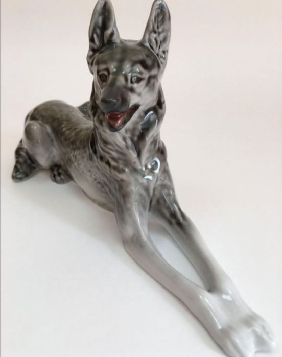 Статуэтка Фарфоровая Овчарка ЛФЗ