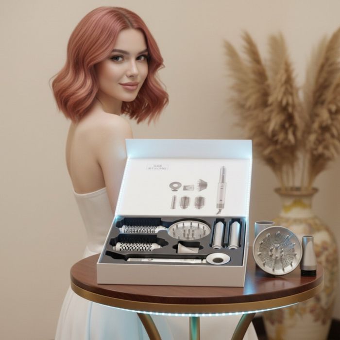 Мултифункционален сешоар и стелизатор професионални прически отвкъщи!