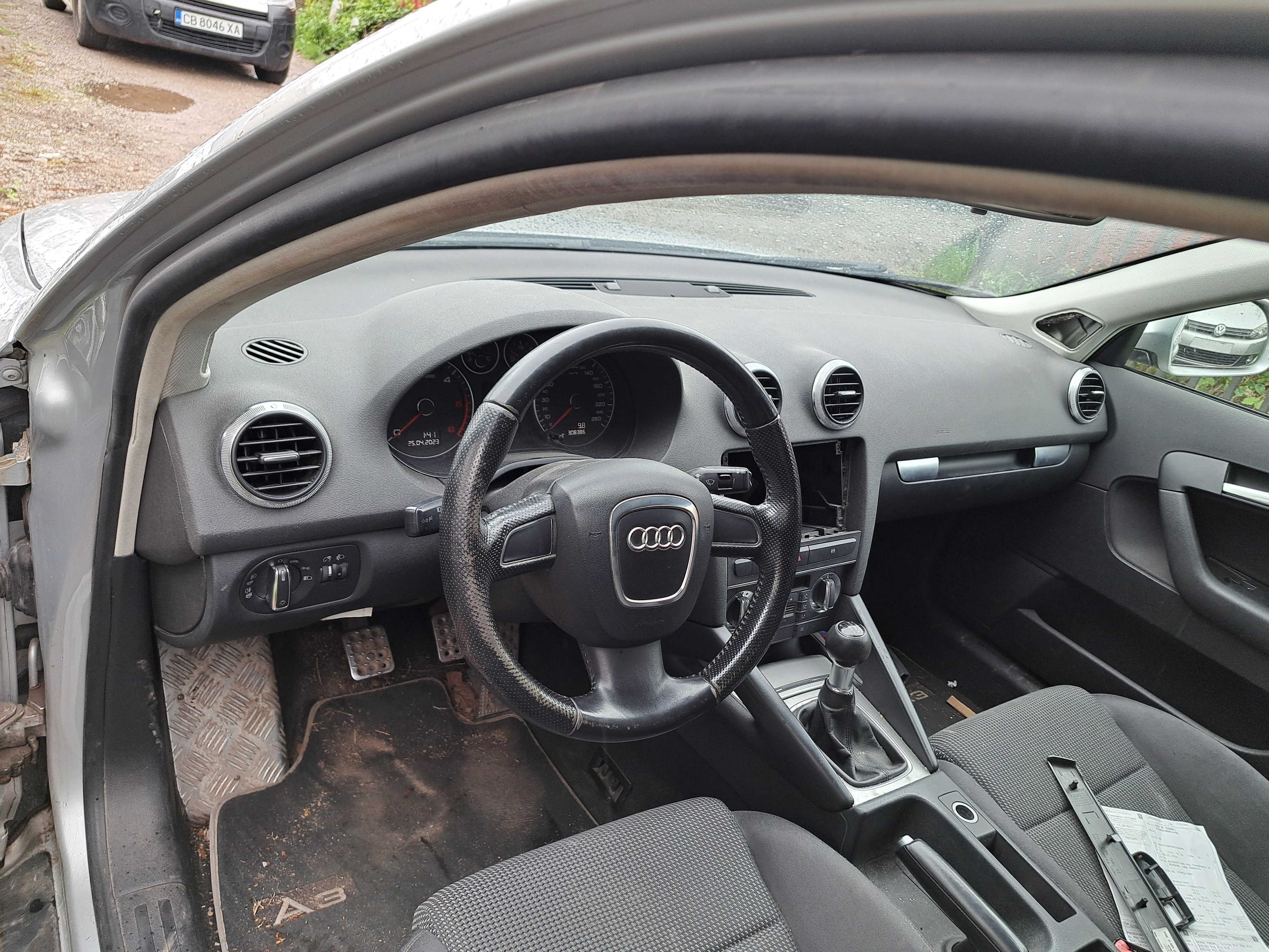 Продавам Audi a3 8p, facelift 2010 2.0tdi CR, код CBA на части