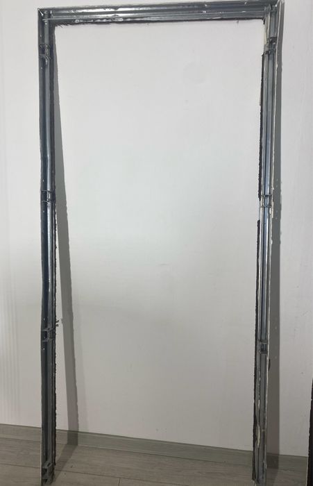 5 Buc. Ușă Metalică cu Toc, Armătură, Broască, Chei