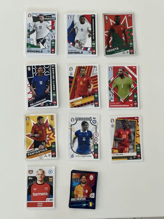 Cărți colecționabile UEFA Euro 2024/ UCL– Topps Match Attax