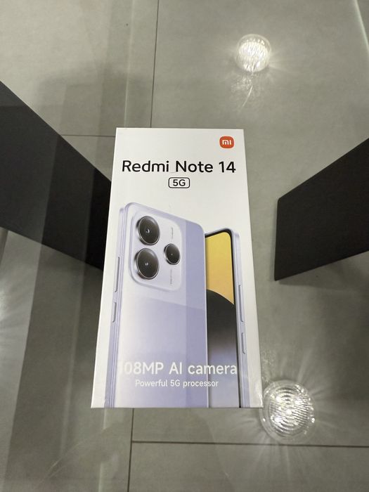 Redmi Note 14 5G black 256GB / 8GB RAM • NOU / SIGILAT •