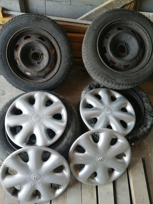 Джанти 15" за Ситроен /Пежо  и зимни гуми 185/65/15