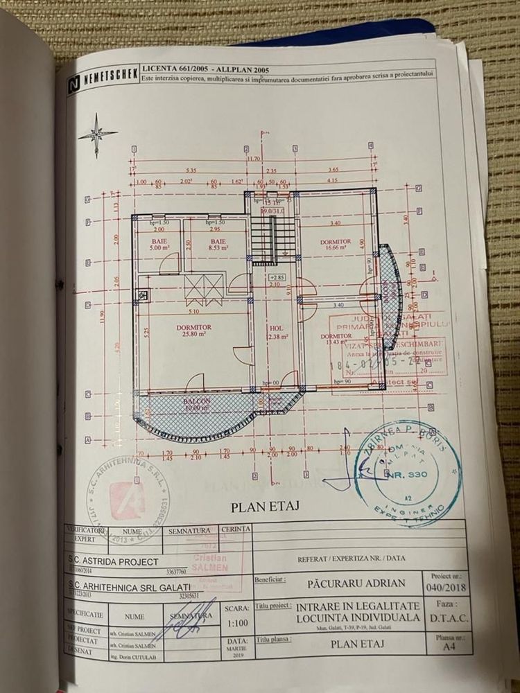 Vand casa la rosu in Galati zona arcasilor