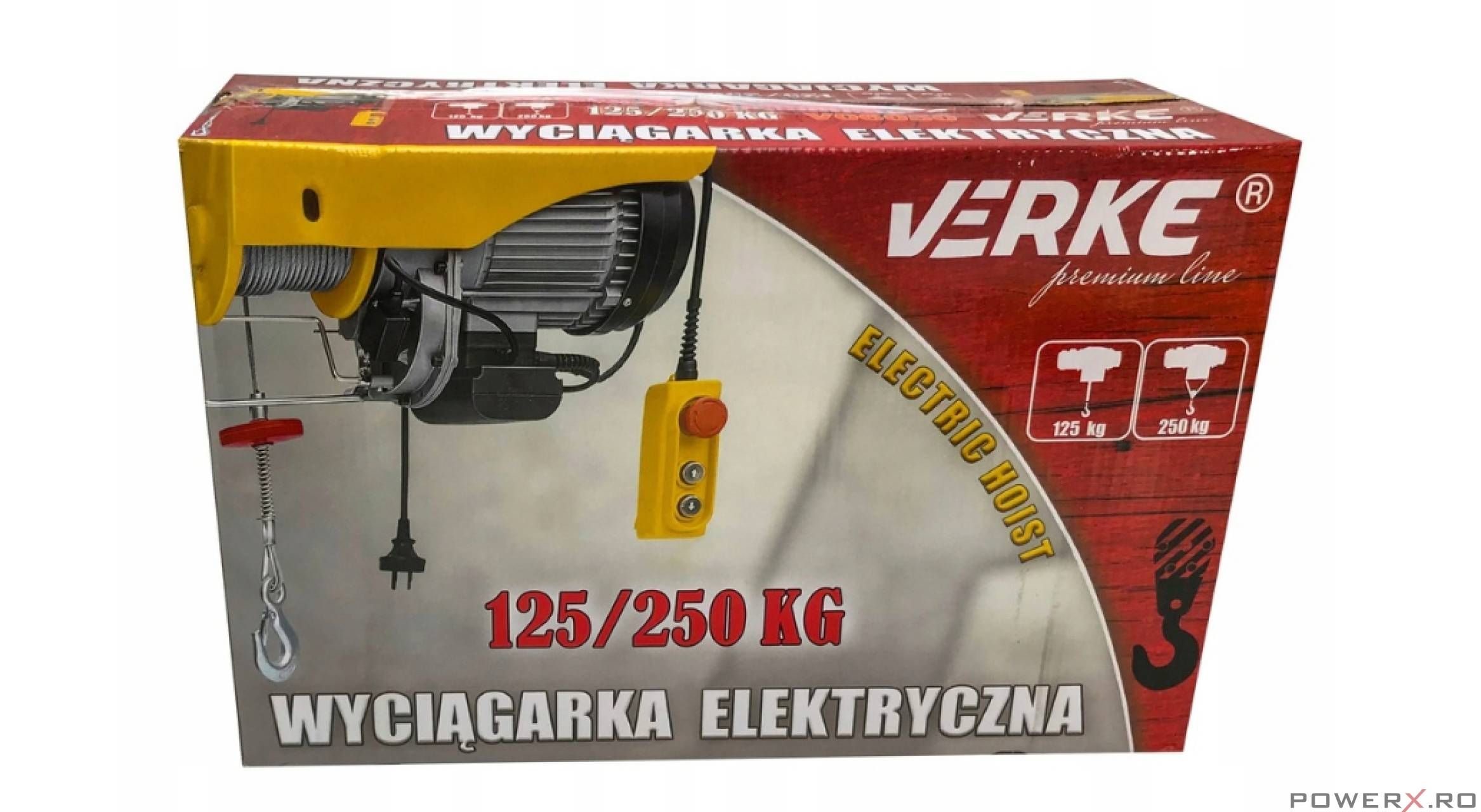 Electropalan 125 / 250 Kg, Macara Electrica, Troliu, Verke