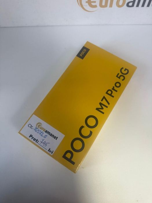 Telefon mobil Xiaomi Poco M7 Pro, 8GB RAM, 256GB, 5G, GREEN -P-