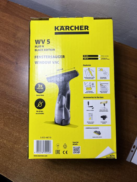 Karcher WV 5 Plus N black aspirator geamuri