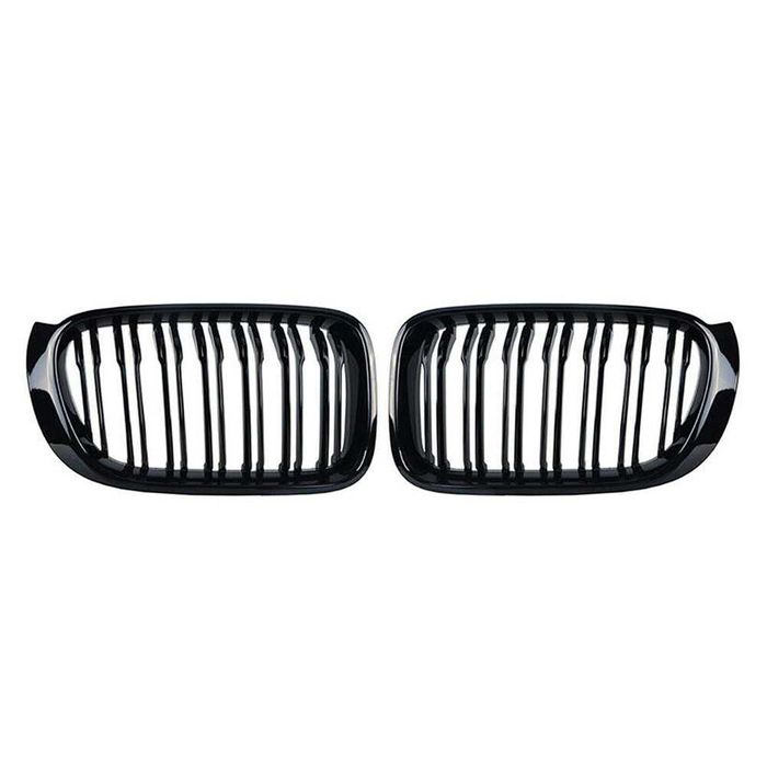 Set 2 grile duble M negre lucios BMW X3 F25 X4 F26 facelift 2014-2017