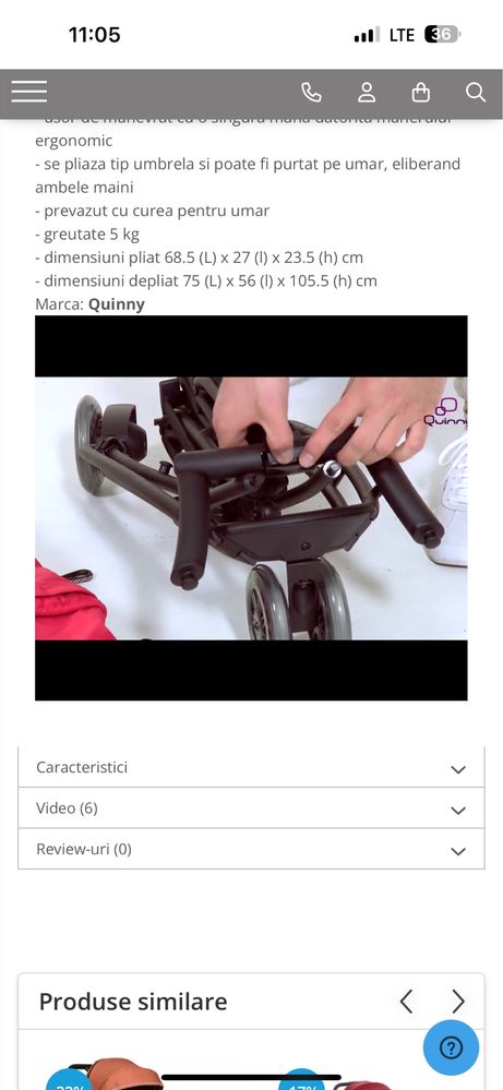 Carucior copii Yezz - Quinny