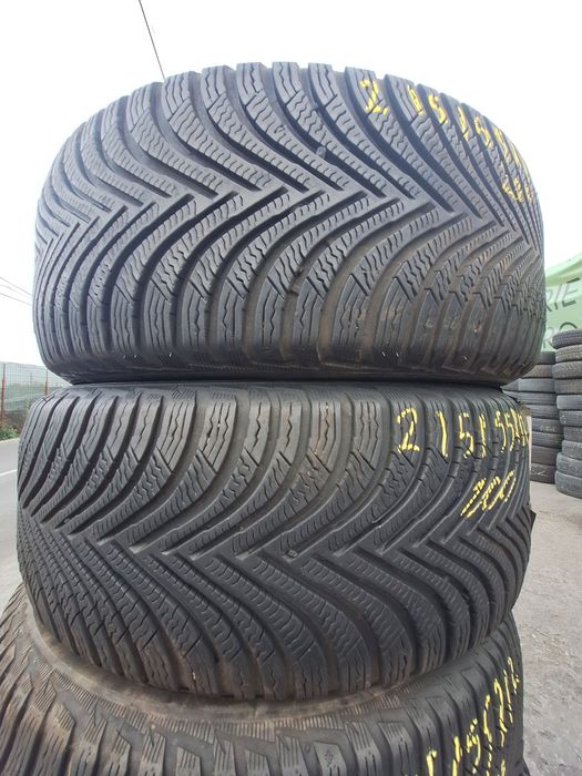 4 anvelope iarna 215/55r17 Michelin Montaj Gratuit