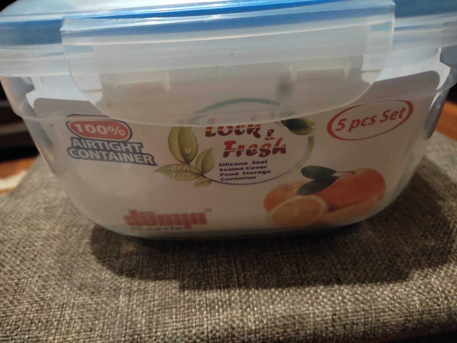 Комплект контейнеров пищевых 5 шт Dunya Турция