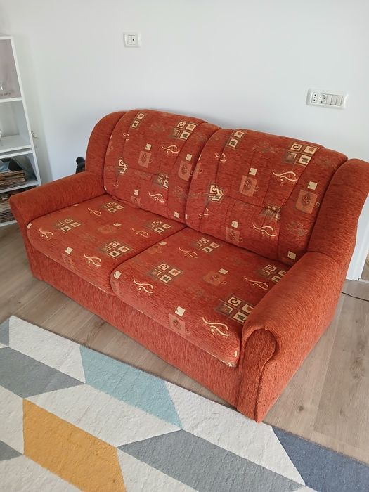 Canapea 2 locuri extensibilă