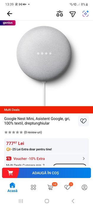 Boxa  google nest,asistent google smart