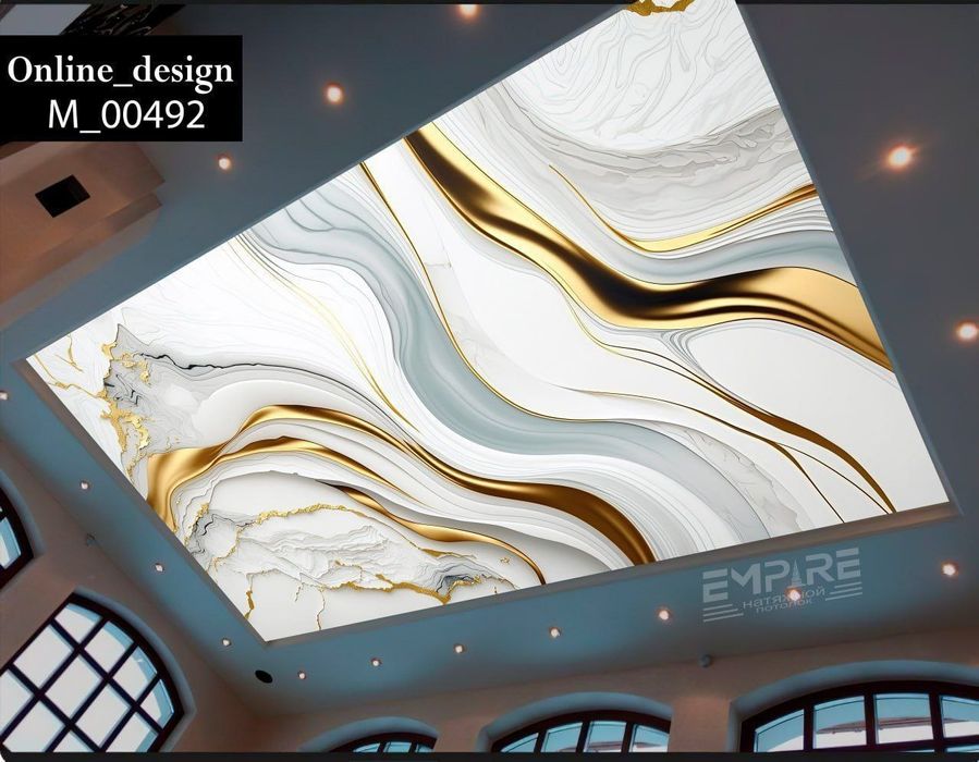 натяжной паталок фото обой хизмати