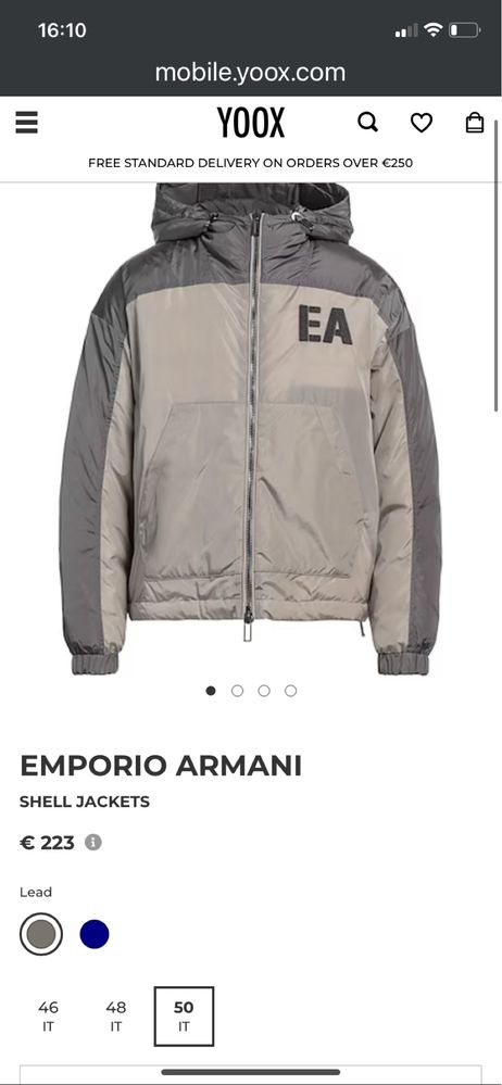 Geaca Emporio Armani XL Gri - Bej
