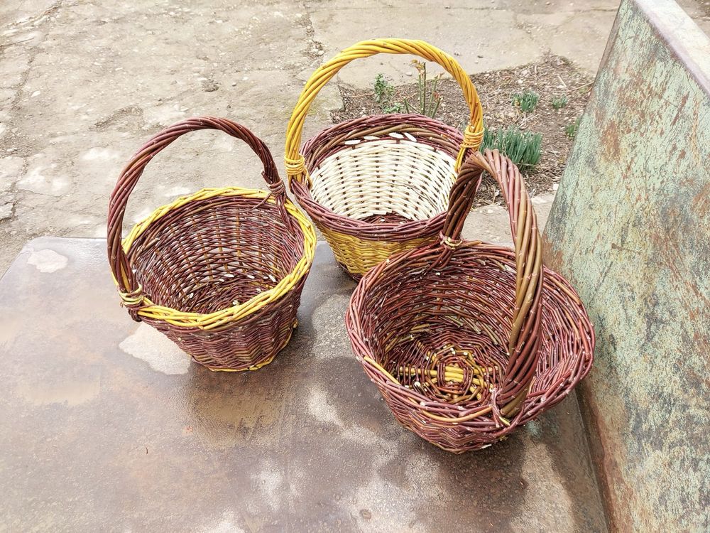 Cos impletit din rachita tarna (wicker basket) Suraia