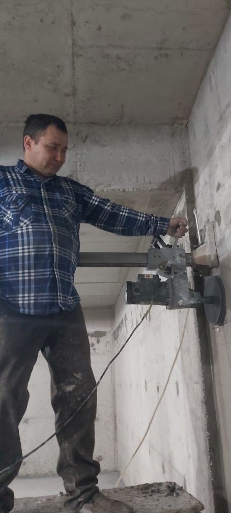 Almaznoy bureniy perforator otboynik demantaj devor teshishi kesish xi