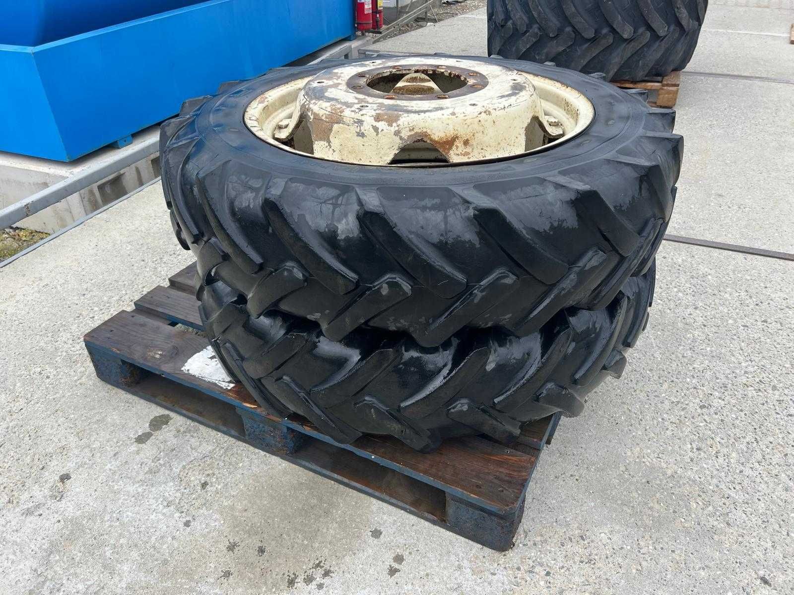 Set roti / cauciucuri tractor 11,2R28 - cu jante