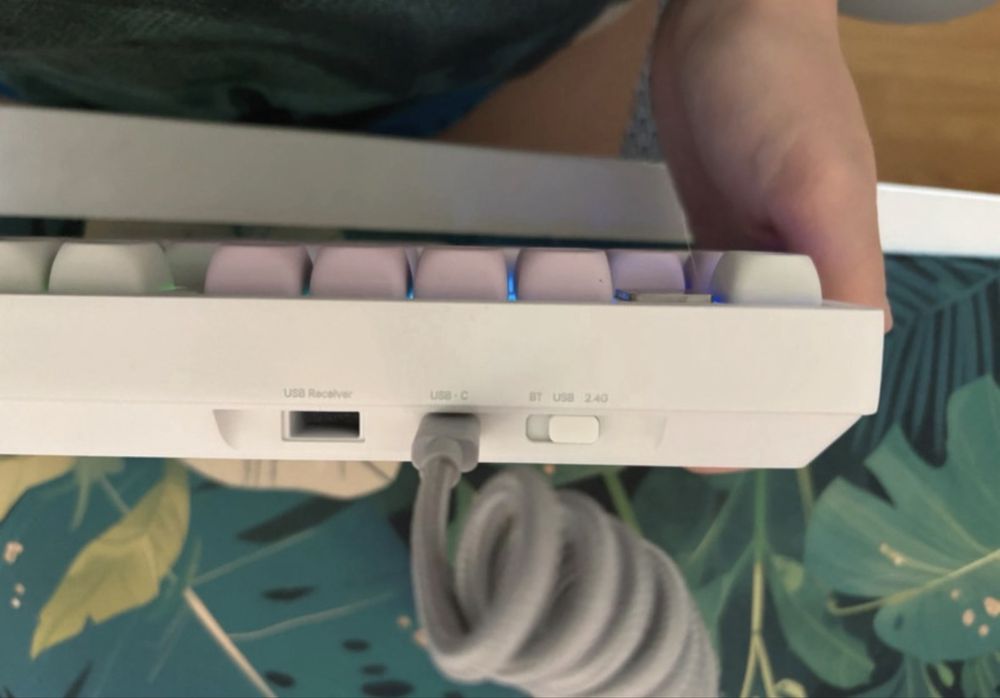 Tastatura Wireless Leobog Hi75C Pro Alba