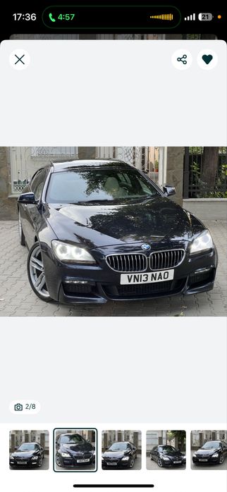 Vand bmw 640 D  pachet M fara motor cutie