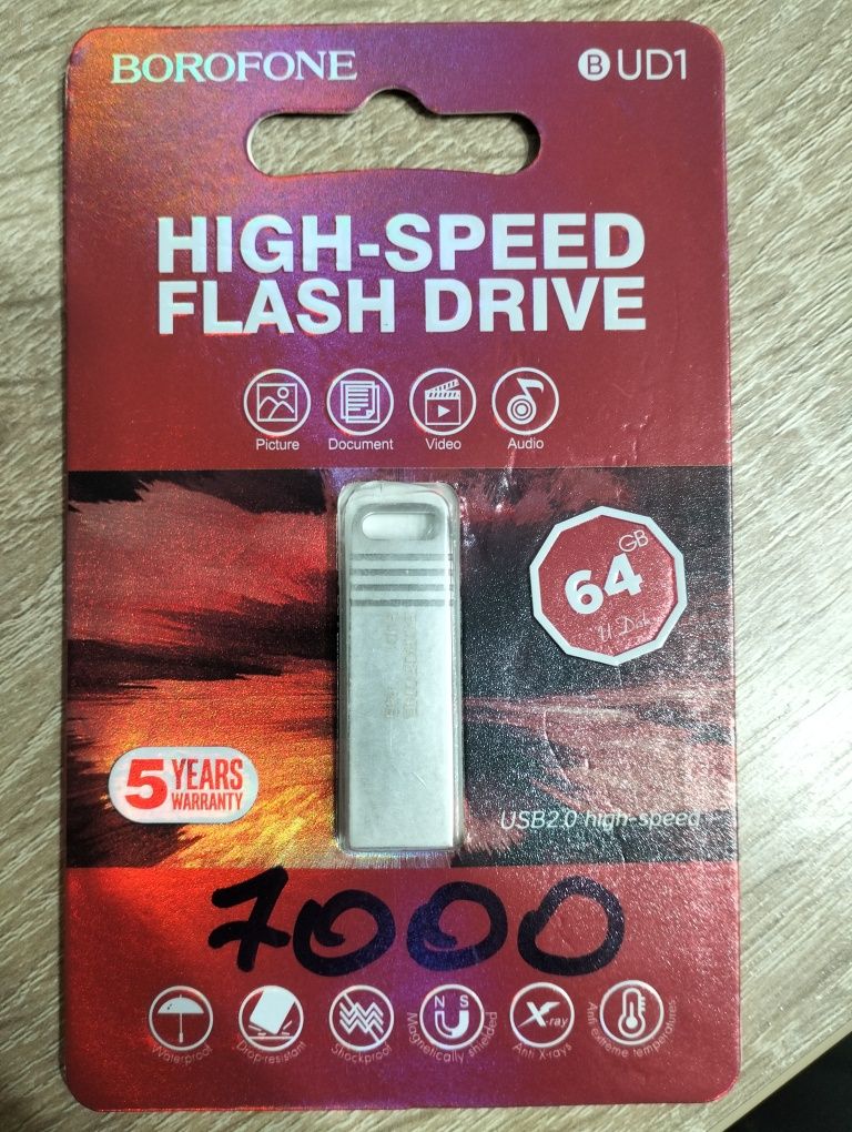 Флешка BOROFONE 64GB (USB 2.0)