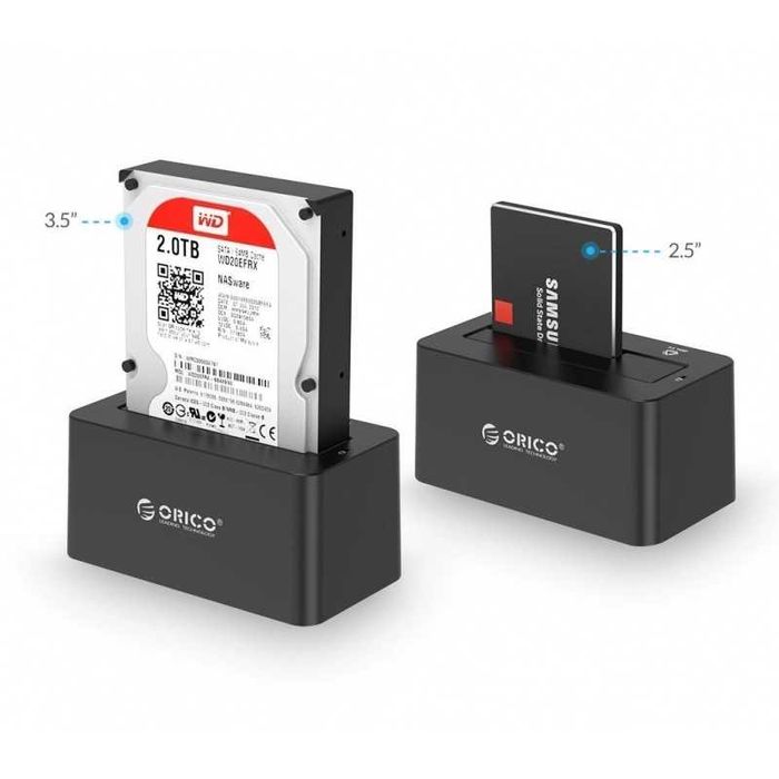 Док-станция HDD 2.5/3.5" ORICO 6619US3-V1-EU-BK-BP