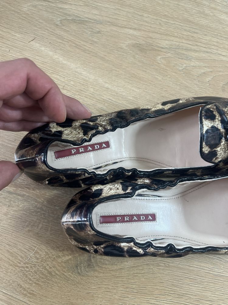 Prada оригинални дамски балерини размер 37