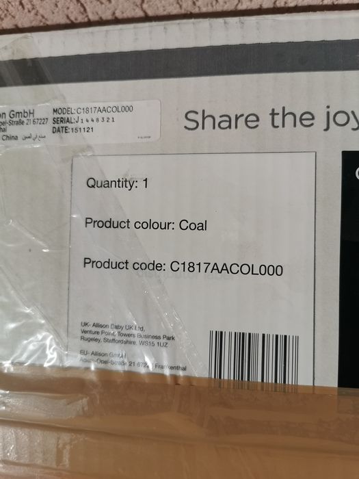 Scoica auto i-Snug Coal, nastere - 75 cm