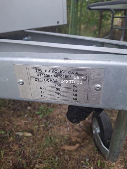 Vand remorca TPV an fab 2024 cu prelata nefolosita